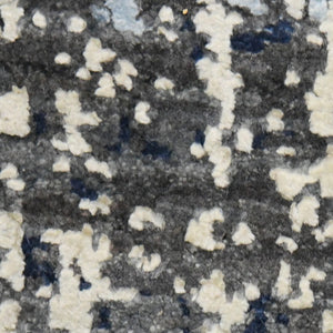 AMER Rugs Majestic MAJ-1 Hand-Knotted Abstract Modern & Contemporary Area Rug Gray/Blue 10' x 14'