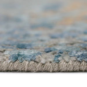 AMER Rugs Majestic MAJ-10 Hand-Knotted Abstract Modern & Contemporary Area Rug Orange/Blue 10' x 14'