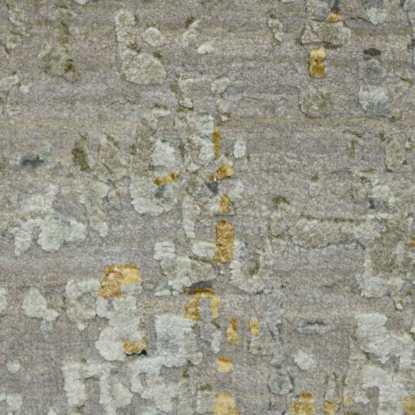 AMER Rugs Majestic MAJ-19 Hand-Knotted Abstract Modern & Contemporary Area Rug Blue/Yellow 10' x 14'