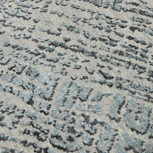 AMER Rugs Majestic MAJ-5 Hand-Knotted Abstract Modern & Contemporary Area Rug Blue 10' x 14'