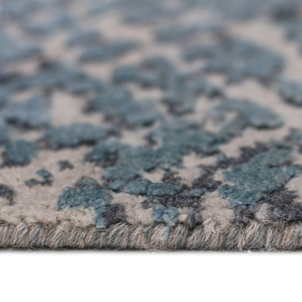 AMER Rugs Majestic MAJ-5 Hand-Knotted Abstract Modern & Contemporary Area Rug Blue 10' x 14'