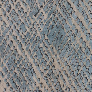 AMER Rugs Majestic MAJ-5 Hand-Knotted Abstract Modern & Contemporary Area Rug Blue 10' x 14'