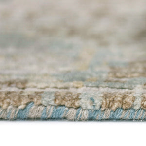 AMER Rugs Majestic MAJ-52 Hand-Knotted Geometric Modern & Contemporary Area Rug Ivory 10' x 14'