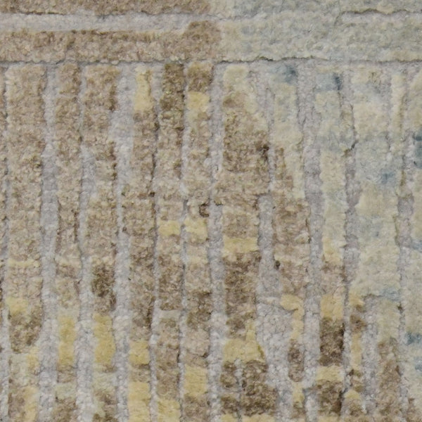 AMER Rugs Majestic MAJ-52 Hand-Knotted Geometric Modern & Contemporary Area Rug Ivory 10' x 14'