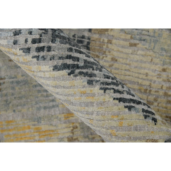 AMER Rugs Majestic MAJ-52 Hand-Knotted Geometric Modern & Contemporary Area Rug Ivory 10' x 14'