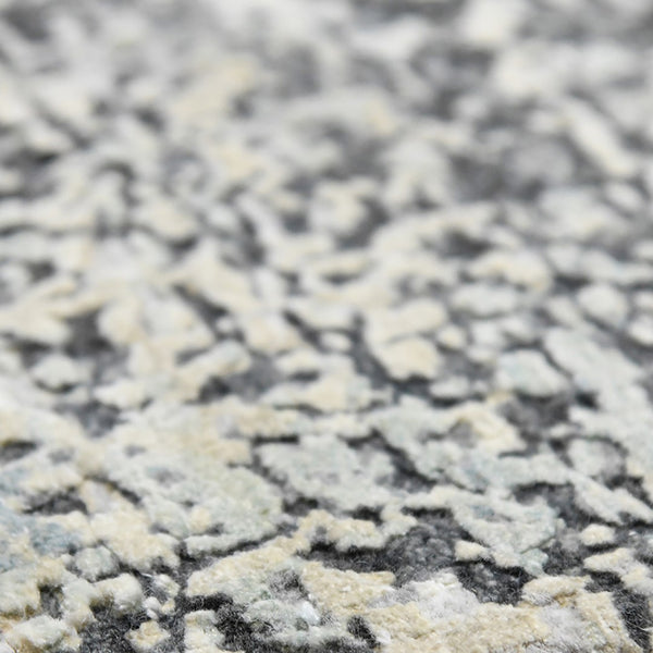 AMER Rugs Majestic MAJ-6 Hand-Knotted Abstract Modern & Contemporary Area Rug Ivory/Blue 10' x 14'