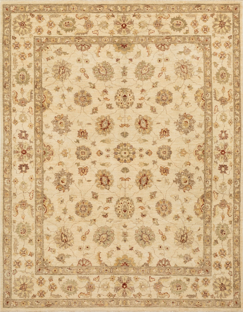 Loloi Majestic MM-03 100% Hand Spun Vegetable Dyed Wool Hand Knotted Traditional Rug MAJEMM-03IVIVC0F0