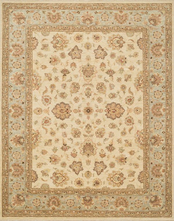 Loloi Majestic MM-07 100% Hand Spun Vegetable Dyed Wool Hand Knotted Traditional Rug MAJEMM-07IVBBC0H6