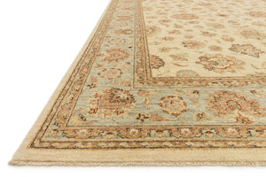 Loloi Majestic MM-07 100% Hand Spun Vegetable Dyed Wool Hand Knotted Traditional Rug MAJEMM-07IVBBC0H6