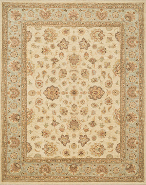 Loloi Majestic MM-07 100% Hand Spun Vegetable Dyed Wool Hand Knotted Traditional Rug MAJEMM-07IVBBC0H6