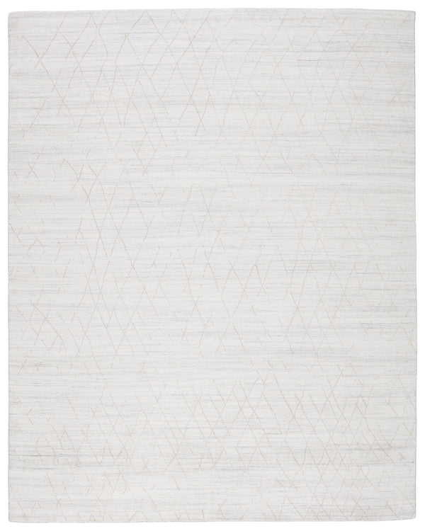 Jaipur Living Sahar Handmade Trellis White/ Tan Area Rug (9'X13')