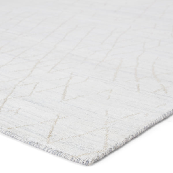 Jaipur Living Sahar Handmade Trellis White/ Tan Area Rug (9'X13')