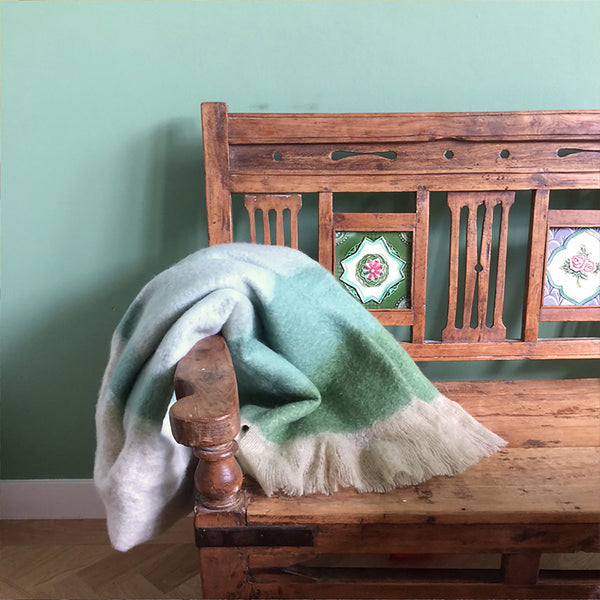 Dovetail Tahoe Handwoven Wool Blend 49x59 Throw Blanket MAL002