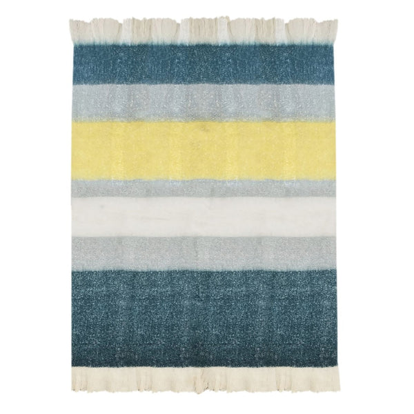 Dovetail Tahoe Handwoven Wool Blend 49x59 Throw Blanket MAL006