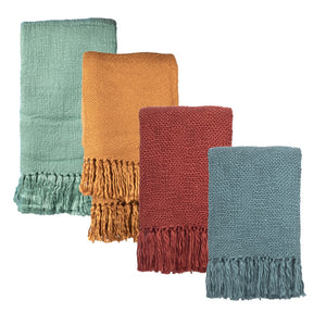 Dovetail Cole Handwoven Acrylic 49x59 Throw Blanket  MAL039