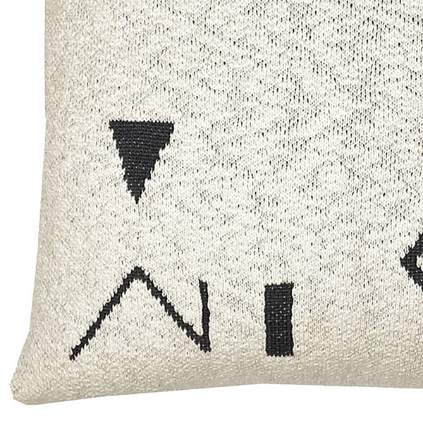 Dovetail Bella Handwoven Cotton Blend 20x20 Square Throw Pillow MAL031