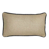 Dovetail Alma Wool Blend Woven Throw Lumbar Pillow MAL049