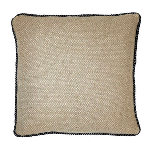 Dovetail Alma Wool Blend Woven 20" Square Throw Pillow MAL050