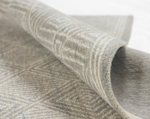 Momeni Mallorca MRC-7 Hand Hooked Contemporary Geometric Indoor Area Rug Grey 9' x 12' MALLOMRC-7GRY90C0