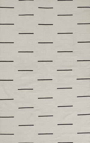 Momeni Novogratz Malmo MLO-1 Hand Woven Contemporary Geometric Indoor/Outdoor Area Rug Ivory 9' x 12' MALMOMLO-1IVY90C0
