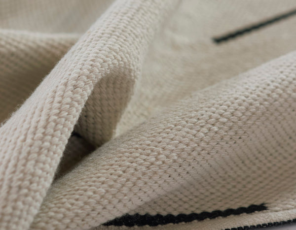 Momeni Novogratz Malmo MLO-1 Hand Woven Contemporary Geometric Indoor/Outdoor Area Rug Ivory 9' x 12' MALMOMLO-1IVY90C0