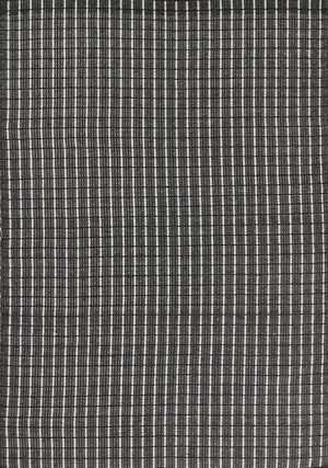 Momeni Novogratz Malmo MLO-2 Hand Woven Contemporary Geometric Indoor/Outdoor Area Rug Black 9' x 12' MALMOMLO-2BLK90C0