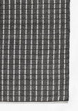 Momeni Novogratz Malmo MLO-2 Hand Woven Contemporary Geometric Indoor/Outdoor Area Rug Black 9' x 12' MALMOMLO-2BLK90C0