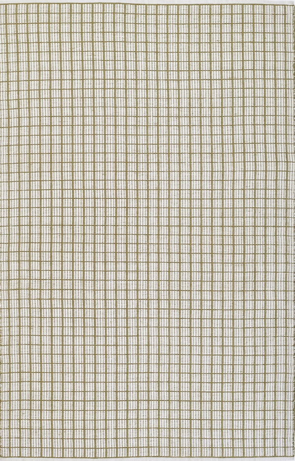 Momeni Novogratz Malmo MLO-2 Hand Woven Contemporary Geometric Indoor/Outdoor Area Rug Green 9' x 12' MALMOMLO-2GRN90C0