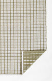 Momeni Novogratz Malmo MLO-2 Hand Woven Contemporary Geometric Indoor/Outdoor Area Rug Green 9' x 12' MALMOMLO-2GRN90C0
