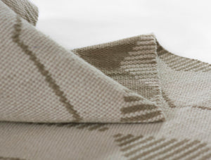 Momeni Novogratz Malmo MLO-3 Hand Woven Contemporary Geometric Indoor/Outdoor Area Rug Ivory 9' x 12' MALMOMLO-3IVY90C0