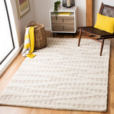 Manhattan 159 Contemporary Hand Tufted 100% Wool Pile Rug Beige / Ivory