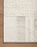 Loloi Loloi  Manfred MAN-01 Contemporary Hand Knotted Rug Ivory / Pebble 11'-6" x 15'