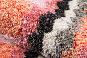 Momeni Margaux MGX-2 Table Tufted Contemporary Geometric Indoor Area Rug Pink 9' x 12' MARGEMGX-2PNK90C0