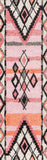 Momeni Margaux MGX-2 Table Tufted Contemporary Geometric Indoor Area Rug Pink 9' x 12' MARGEMGX-2PNK90C0