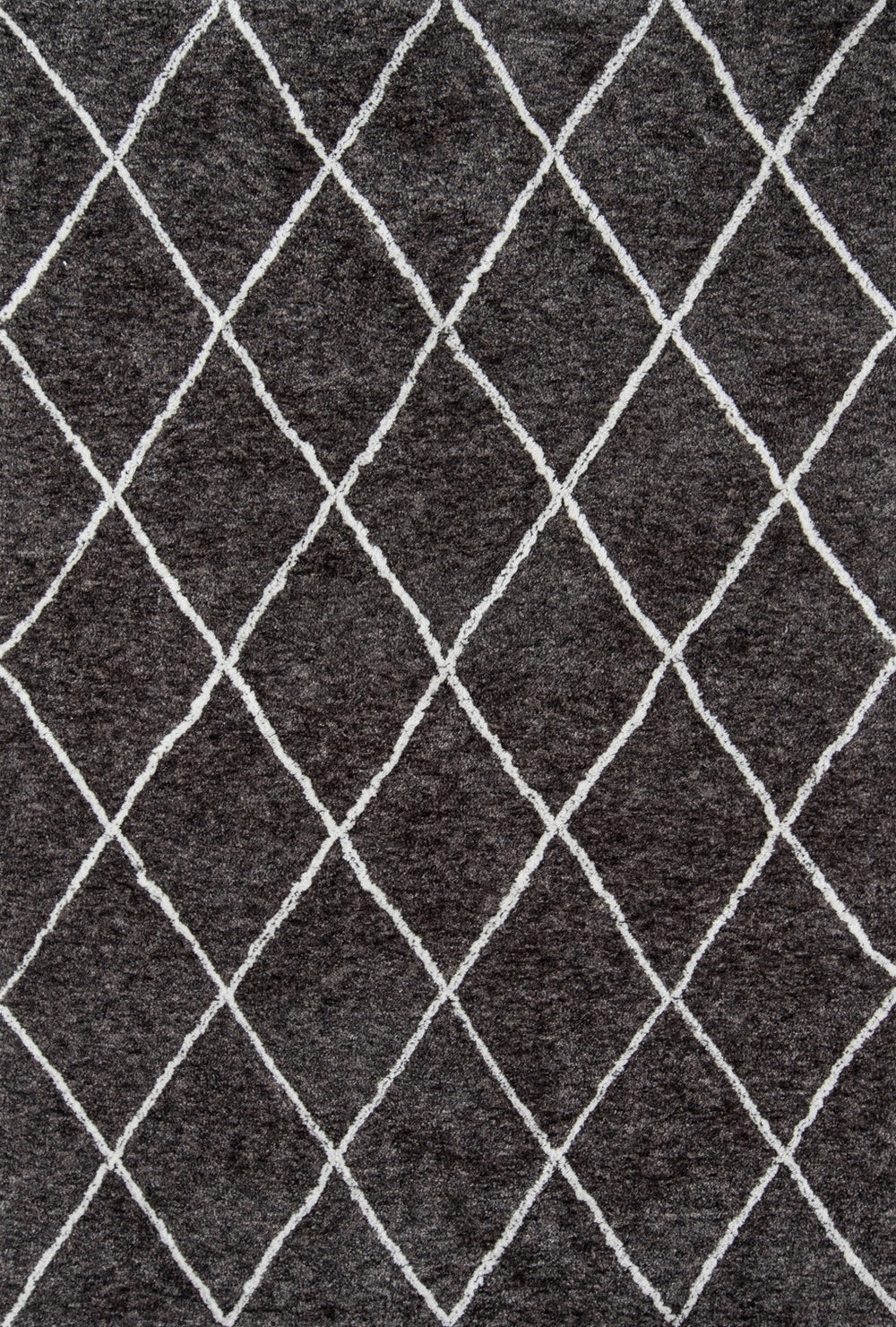 Momeni Margaux MGX-8 Table Tufted Contemporary Geometric Indoor Area Rug Charcoal 9' x 12' MARGEMGX-8CHR90C0