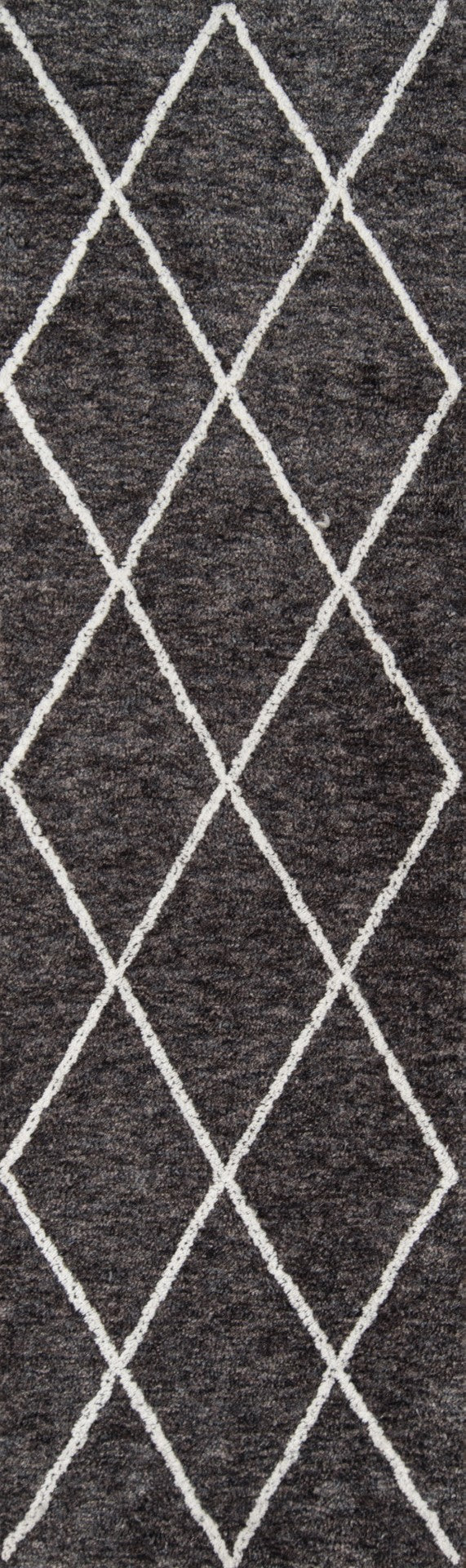 Momeni Margaux MGX-8 Table Tufted Contemporary Geometric Indoor Area Rug Charcoal 9' x 12' MARGEMGX-8CHR90C0