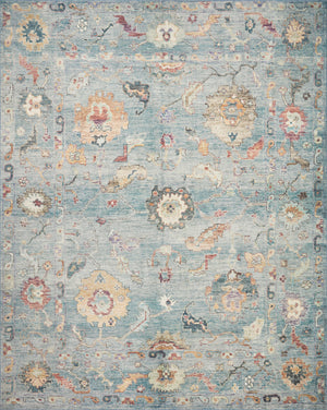 Loloi II Margot Collection Denim / Multi 8'-6" X 11'-6" Area Rug