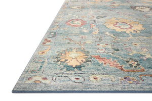 Loloi II Margot Collection Denim / Multi 8'-6" X 11'-6" Area Rug