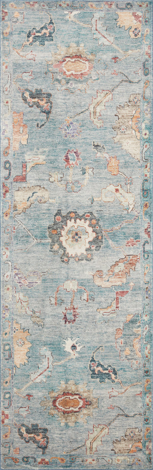 Loloi II Margot Collection Denim / Multi 8'-6" X 11'-6" Area Rug