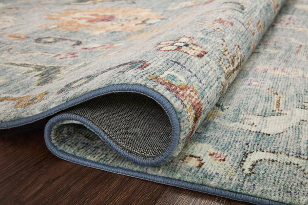 Loloi II Margot Collection Denim / Multi 8'-6" X 11'-6" Area Rug