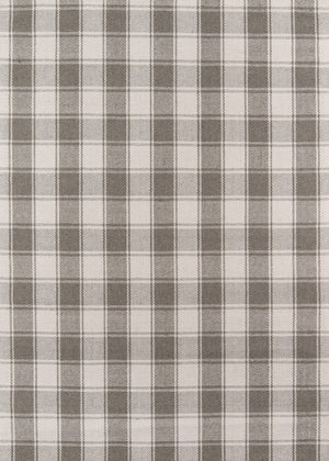 Momeni Erin Gates Marlborough MLB-1 Hand Woven Modern Plaid Indoor Area Rug Grey 8' x 10' MARLBMLB-1GRY80A0