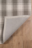 Momeni Erin Gates Marlborough MLB-1 Hand Woven Modern Plaid Indoor Area Rug Grey 8' x 10' MARLBMLB-1GRY80A0