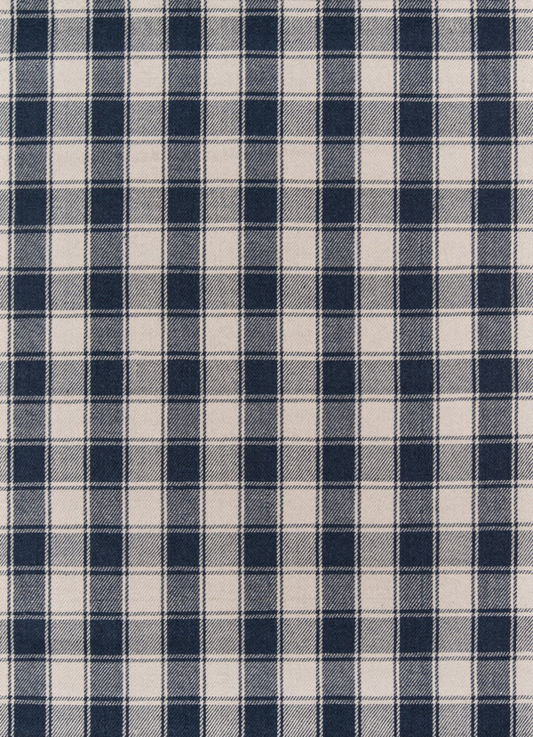 Momeni Erin Gates Marlborough MLB-1 Hand Woven Modern Plaid Indoor Area Rug Navy 8' x 10' MARLBMLB-1NVY80A0