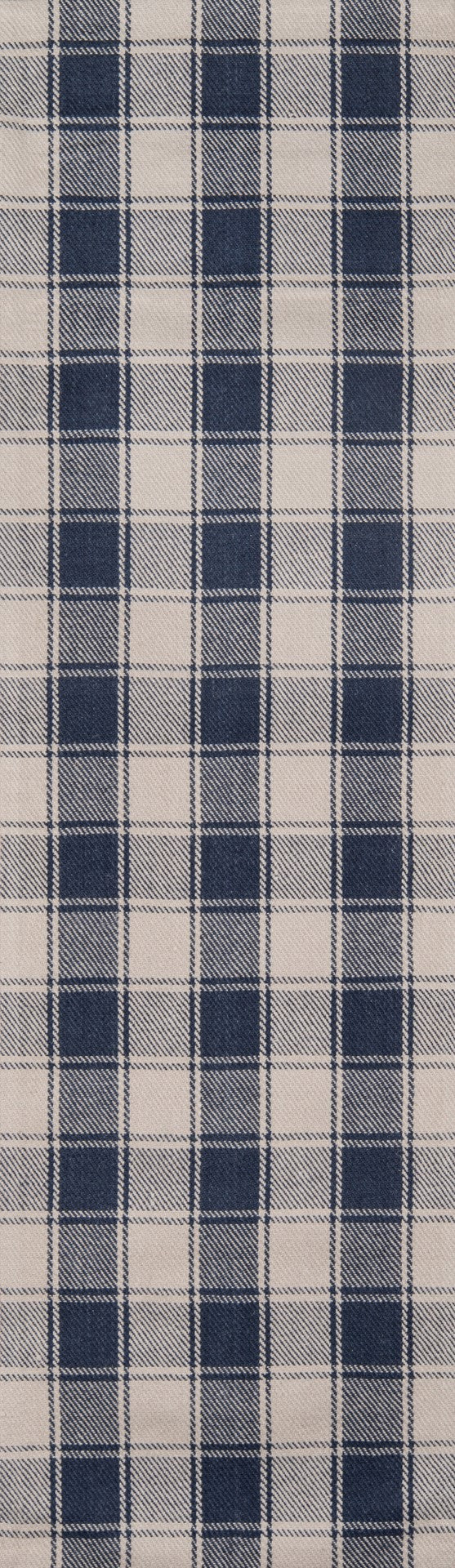 Momeni Erin Gates Marlborough MLB-1 Hand Woven Modern Plaid Indoor Area Rug Navy 8' x 10' MARLBMLB-1NVY80A0