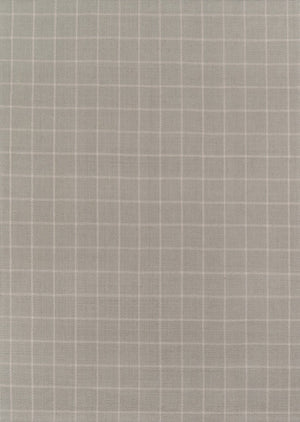 Momeni Erin Gates Marlborough MLB-2 Hand Woven Modern Plaid Indoor Area Rug Grey 8' x 10' MARLBMLB-2GRY80A0