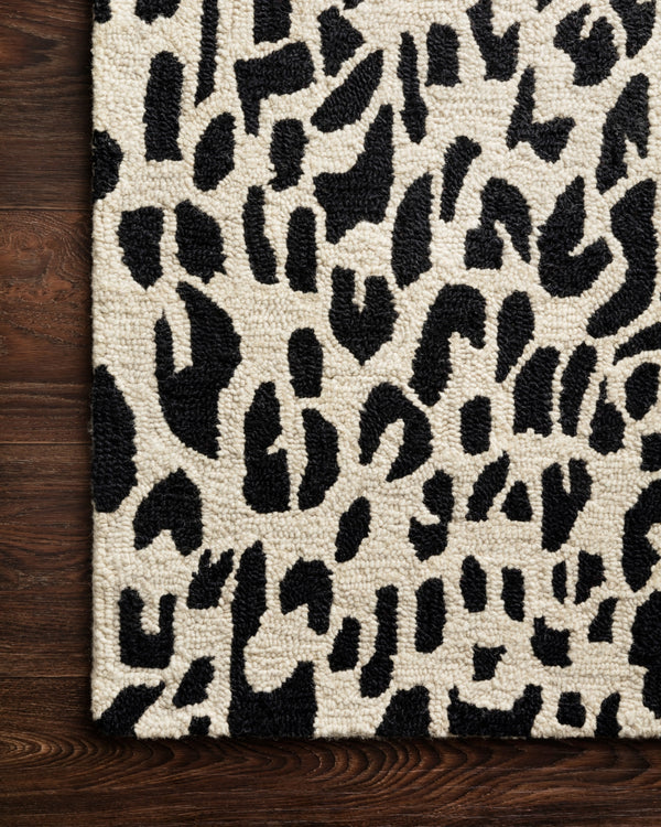 Loloi Masai MAS-02 100% Wool Hooked Contemporary Rug MASAMAS-02BLIV93D0