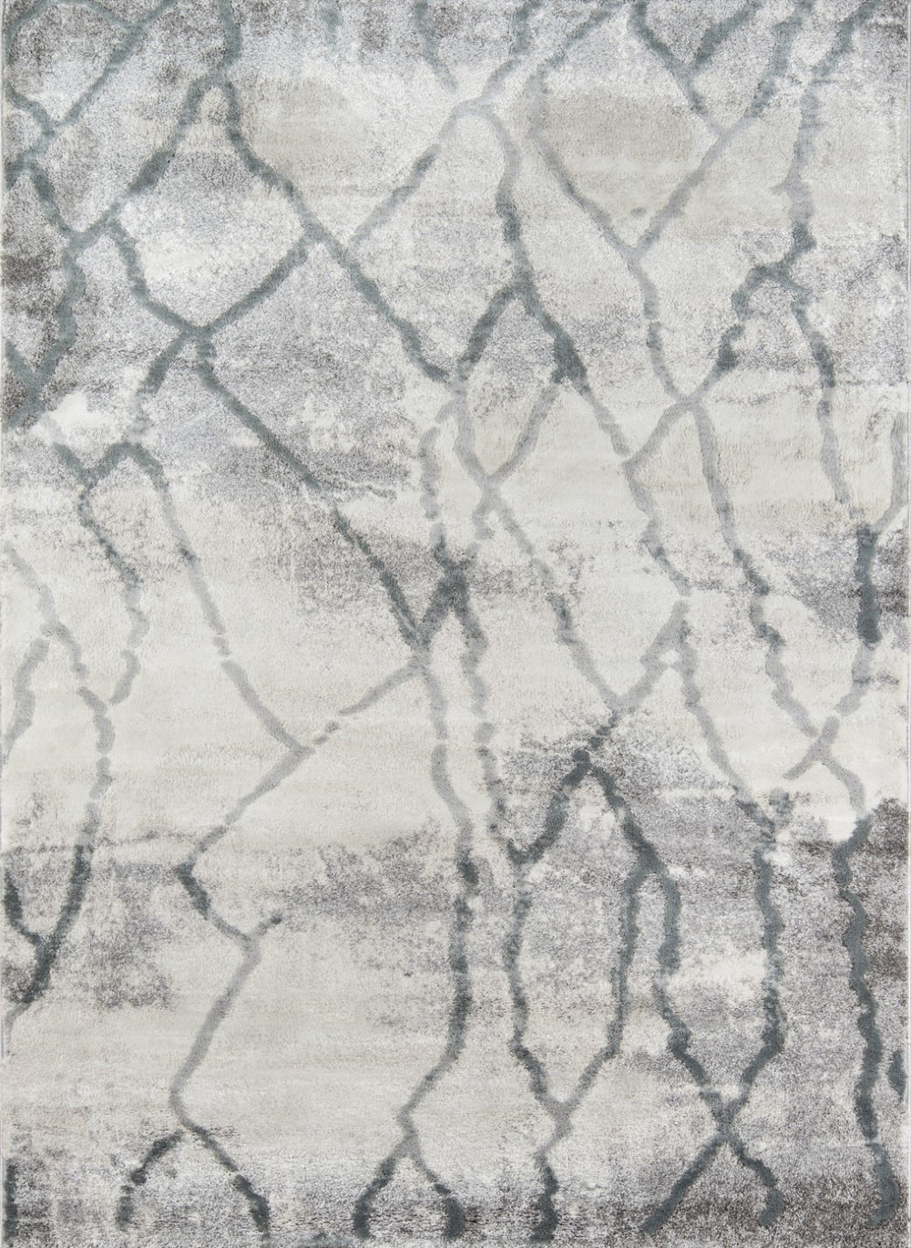 Momeni Matrix MTX-2 Machine Made Modern Abstract Indoor Area Rug Grey 9'10" x 12'10" MATRXMTX-2GRY9ACA