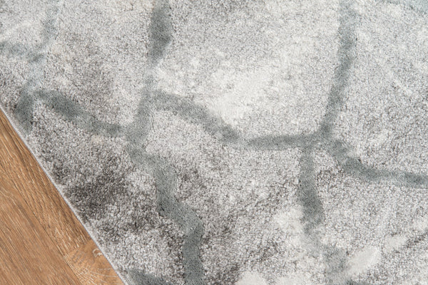 Momeni Matrix MTX-2 Machine Made Modern Abstract Indoor Area Rug Grey 9'10" x 12'10" MATRXMTX-2GRY9ACA