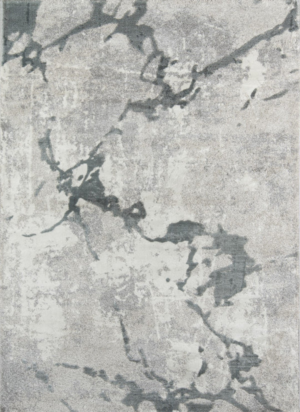 Momeni Matrix MTX-4 Machine Made Modern Abstract Indoor Area Rug Grey 9'10" x 12'10" MATRXMTX-4GRY9ACA