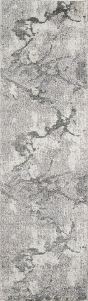 Momeni Matrix MTX-4 Machine Made Modern Abstract Indoor Area Rug Grey 9'10" x 12'10" MATRXMTX-4GRY9ACA